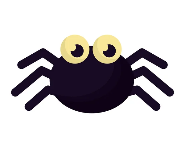 Halloween spider isolated icon — Stock Vector