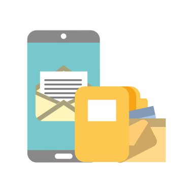 akıllı telefon e-posta klasörü dosya belgeleri iş