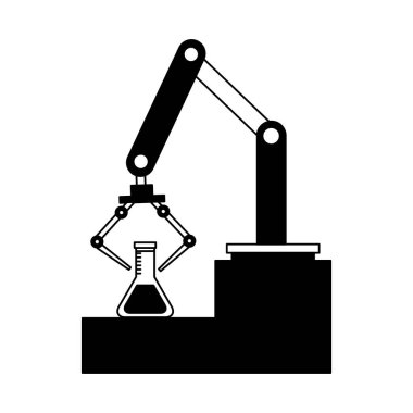 tüp testi ile robotik el makinesi