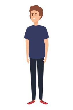 genç adam avatar karakter