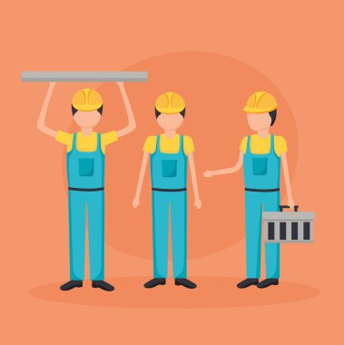 işçiler inşaat ekipmanı