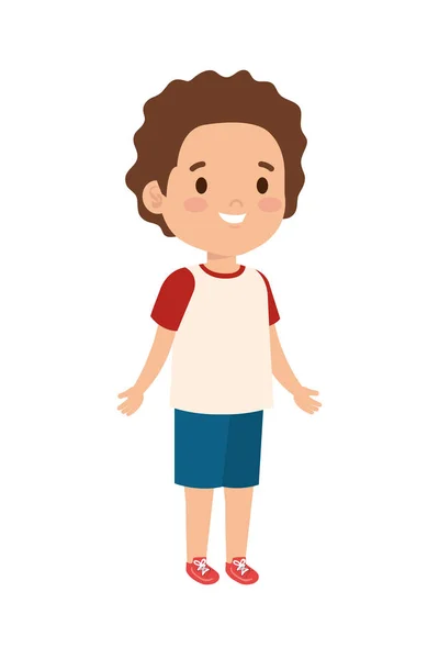 Little boy kid character — Stock Vector