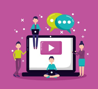 insanlar sosyal medya