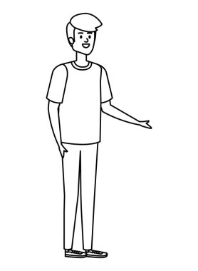 genç adam avatar karakter