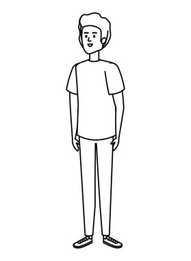 genç adam avatar karakter