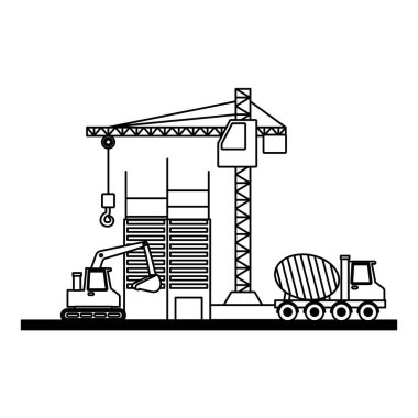 bina inşaat araçları