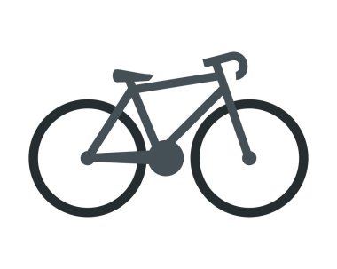 Bisiklet araç izole simgesi