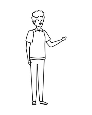 genç adam avatar karakter