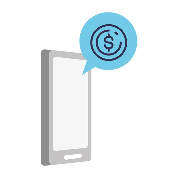 Mobiles Online-Banking — Stockvektor