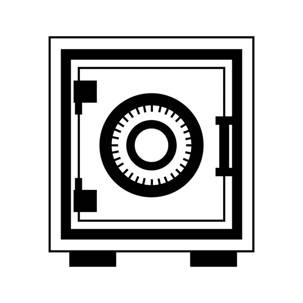 Caja fuerte caja fuerte icono — Archivo Imágenes Vectoriales