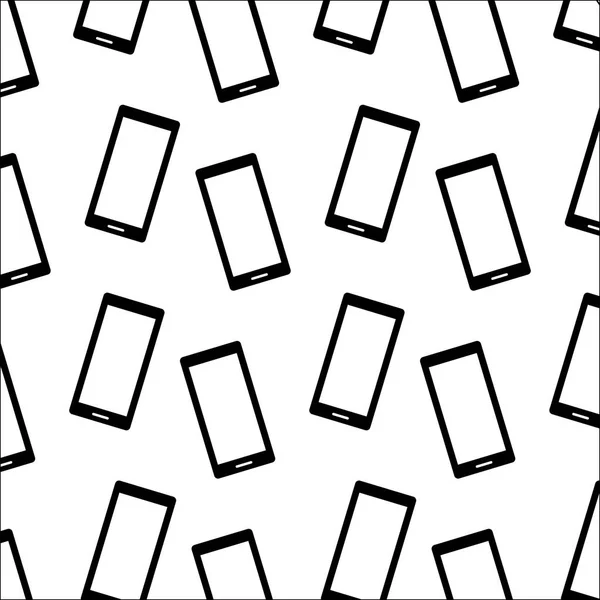 Symbolmuster für Smartphone-Geräte — Stockvektor