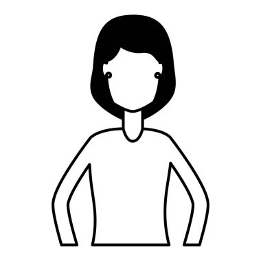 kadın karakter çizgi filmi