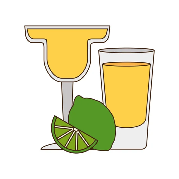 Licor de bebida de cóctel — Archivo Imágenes Vectoriales