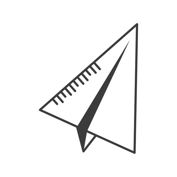 Paper plane creativity — Stock Vector