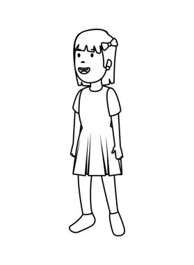 küçük kız çocuk karakter