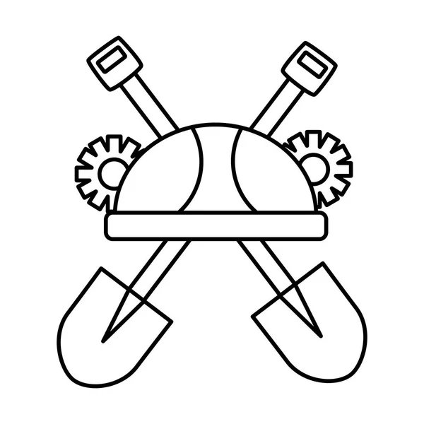 Helmbouwgereedschap — Stockvector