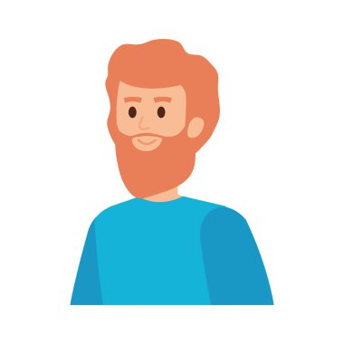 Sakallı genç adam.