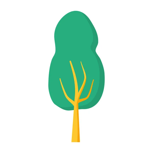 Tree Botanical forest — Stockvector