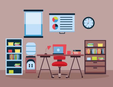 Ofis iç çalışma alanı