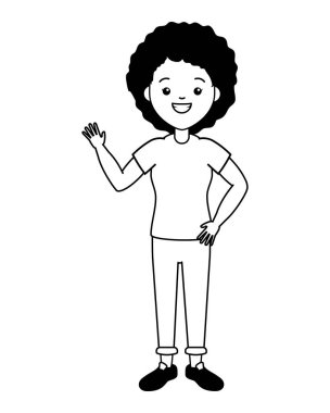 Afro Amerikalı kadın.