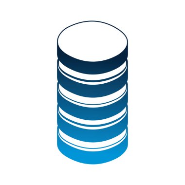 veri merkezi diskleri simgesi