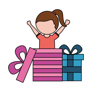 mutlu kız doğum günü hediyesi geliyor