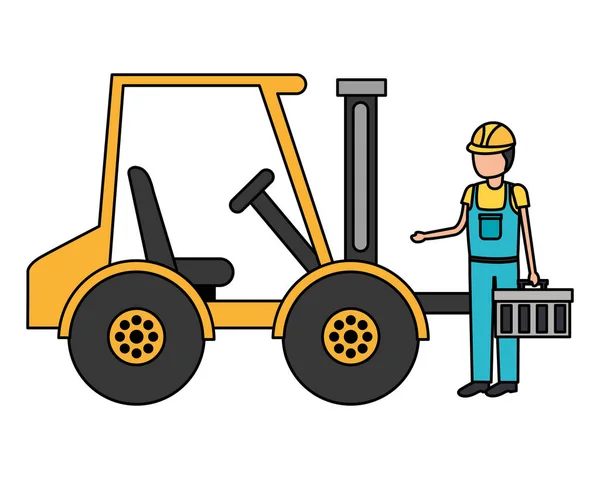 Équipement de construction des travailleurs — Image vectorielle
