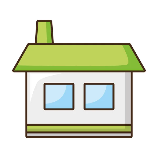 Domácí ikona domu — Stockový vektor
