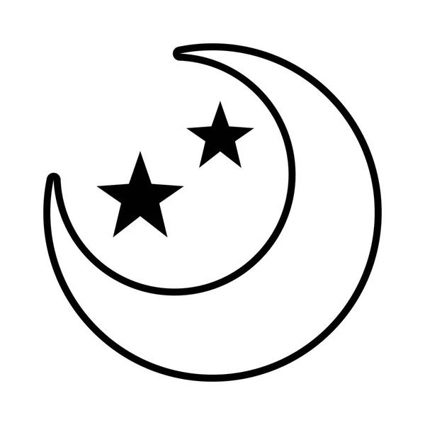 半月と星 — ストックベクタ