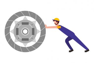mekanik itme debriyaj plakası otomatik parça tasarım görüntüsü