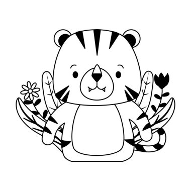 Sevimli hayvan çizgi filmi