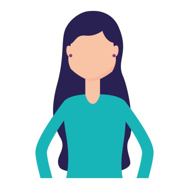 kadın karakter çizgi filmi