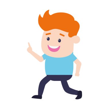 İşadamı karakter karikatür