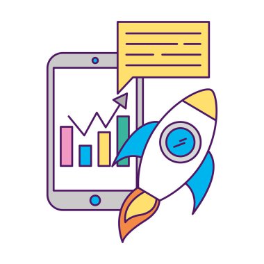 akıllı telefon istatistikleri grafik başlangıç konuşma balonu