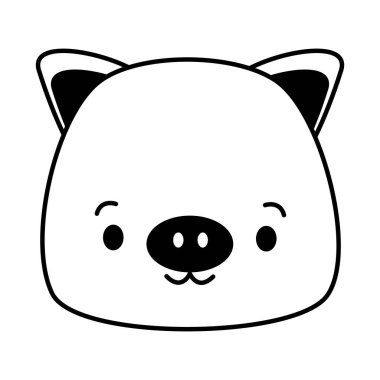 sevimli piggy karikatür