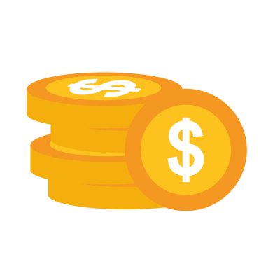 yığılmış sikkeler dolar para para birimi