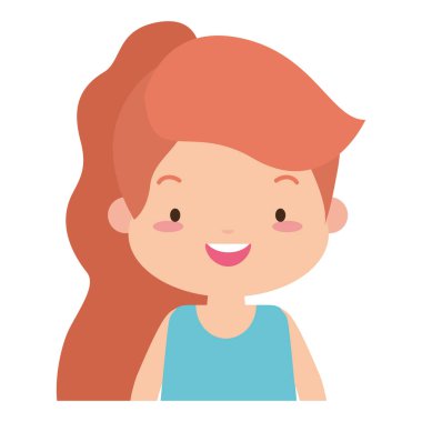 Şirin kız gülümsüyor