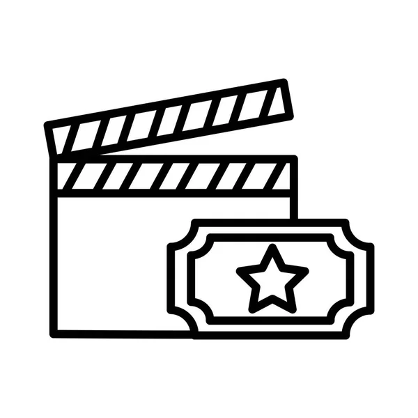 Film set objets icône — Image vectorielle