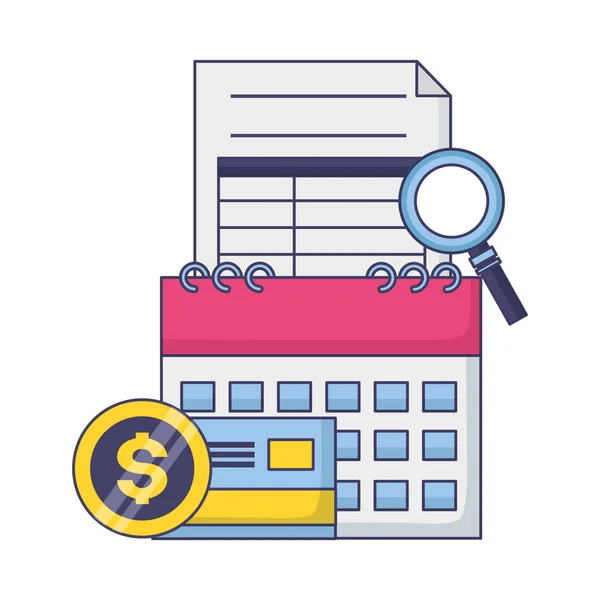 Tax payment concept — Stock Vector