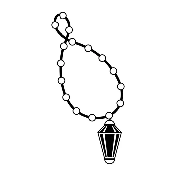 Lanterne ramadan kareem — Image vectorielle