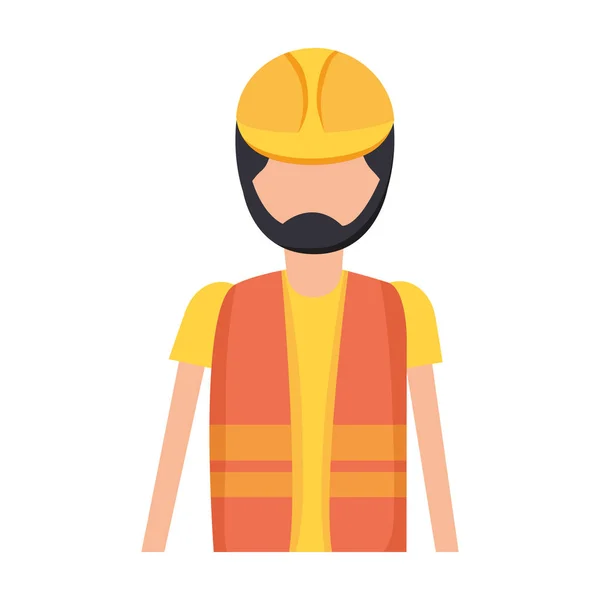 Werknemer bouw karakter — Stockvector