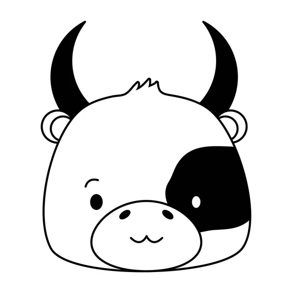 Lindo animal de dibujos animados — Vector de stock