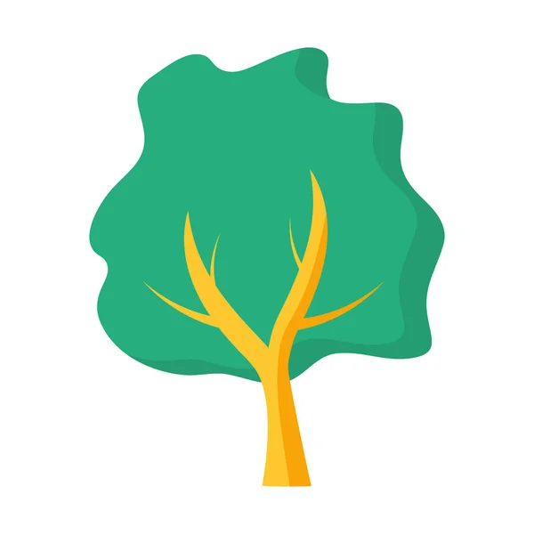Дерево ботанічний ліс — стоковий вектор