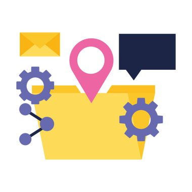 klasör dosya işaretçisi sosyal medya paylaşmak