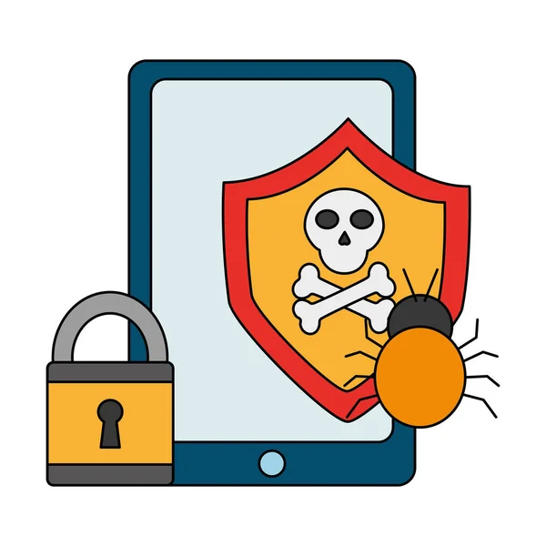 Cyber security data — Stock Vector