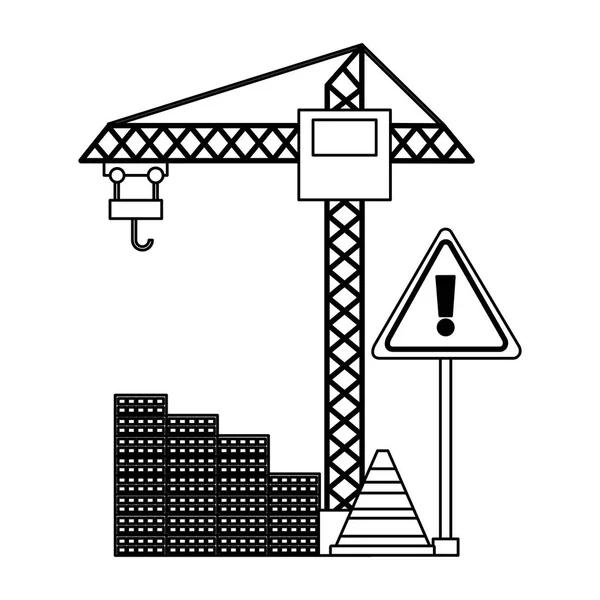 Icône équipement de construction — Image vectorielle