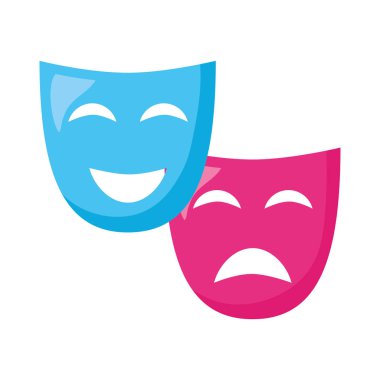 tiyatro maskesi komedi drama