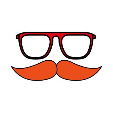 hipster gözlük bıyık moda Retro