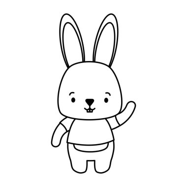 Sevimli hayvan çizgi filmi