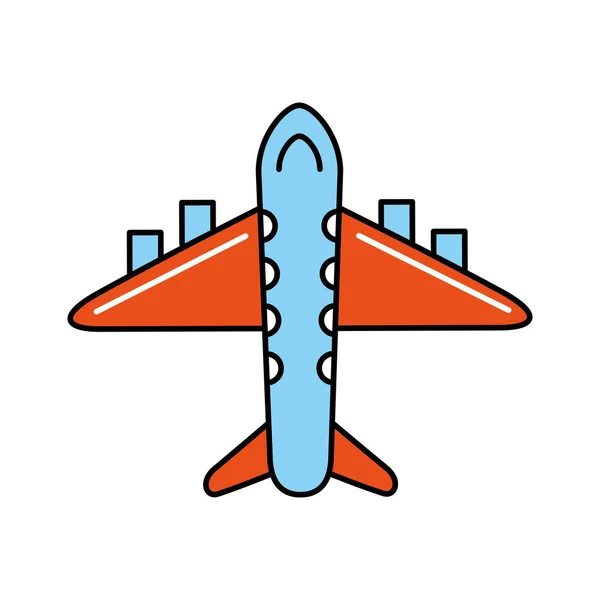 Транспортного літака комерційних — стоковий вектор